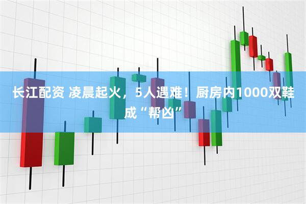 长江配资 凌晨起火，5人遇难！厨房内1000双鞋成“帮凶”